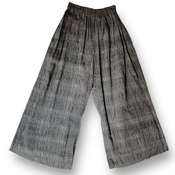 Comme des Garcons Womens Pants Sz Medium Gray Wide Leg Drop Crotch Avant Garde - Picture 1 of 13